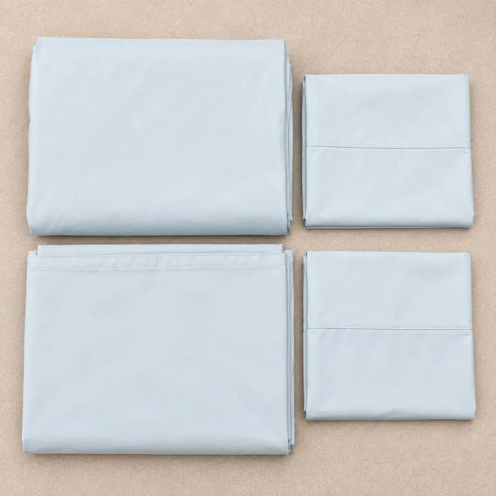 Charter Club Damask 550TC QUEEN 4 Pc Sheet Set Gray 100% Cotton Supima